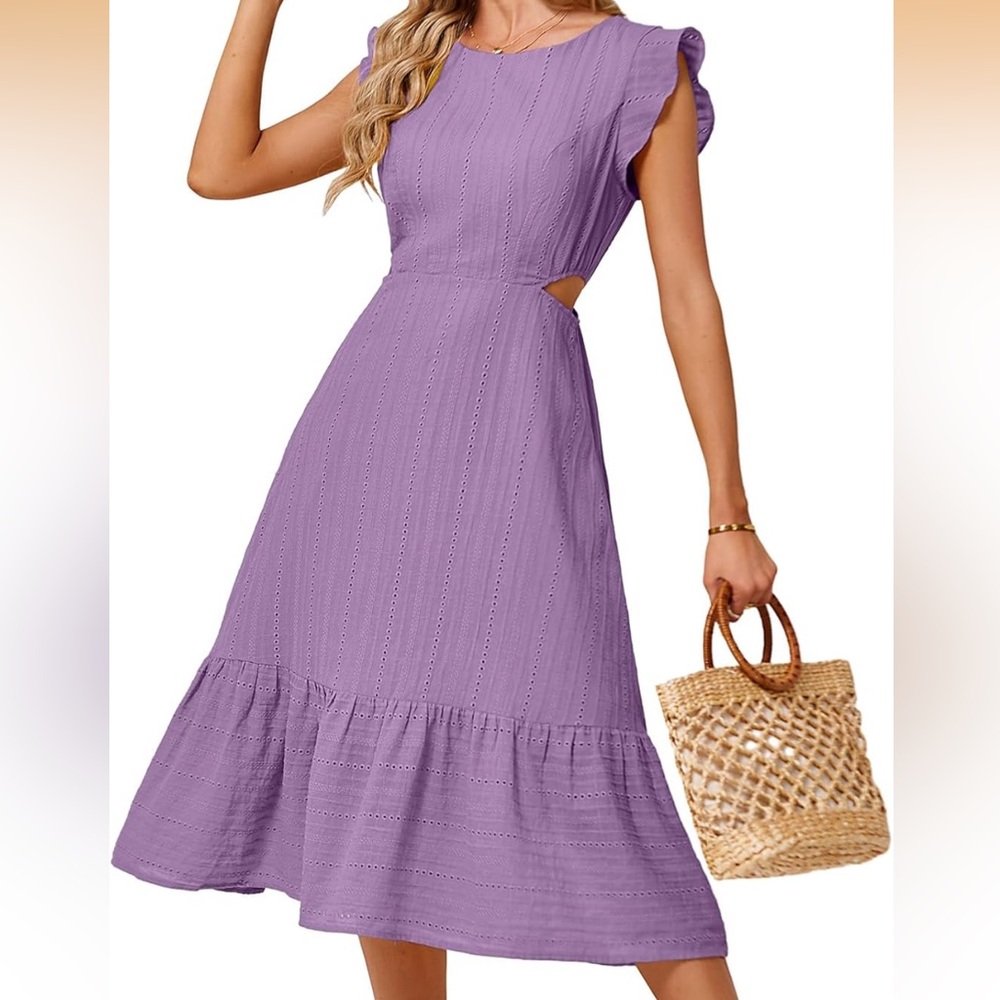 JASAMBAC Purple Dress